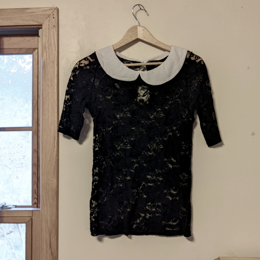 Black Lace Top